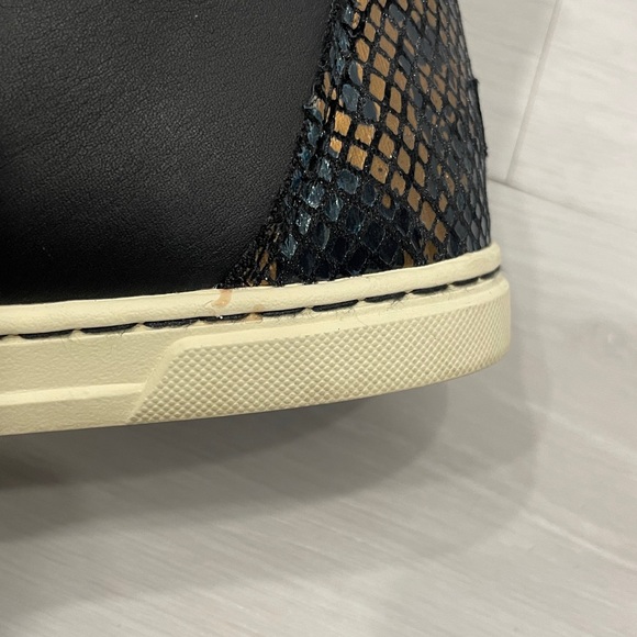 UGG Croft Exotic Leather High Top Sneakers Size 7 - Picture 13 of 16